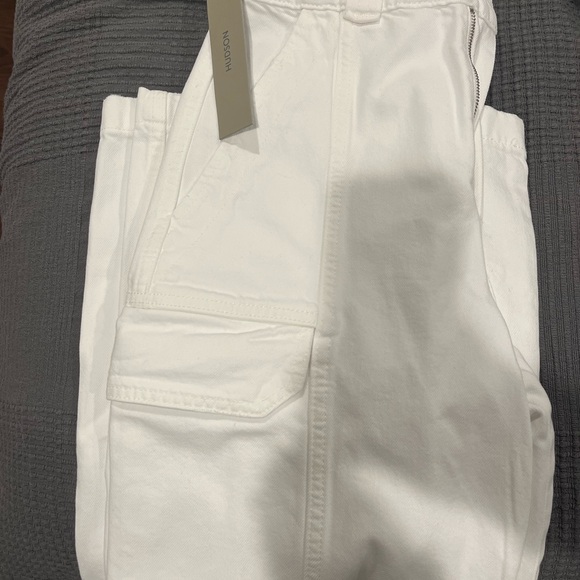 White Wide-Leg Pants - Picture 2 of 4